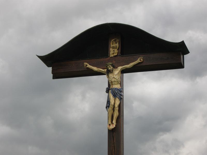 090707danke (10).jpg - So steht diese Kreuz wieder auf der Sigdorfer Flur,...